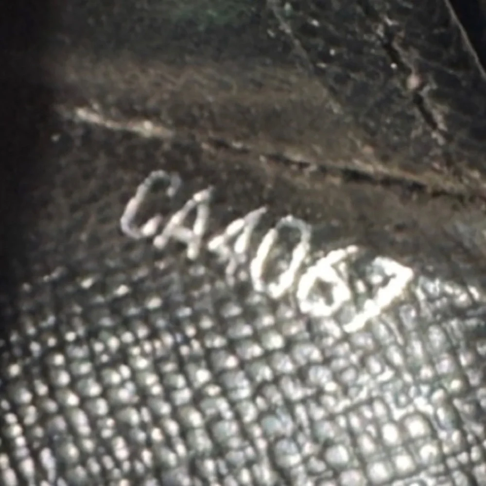 AUTHENTIC Louis Vuitton Monogram Porte Valeurs Checkbook Wallet. Color: Black